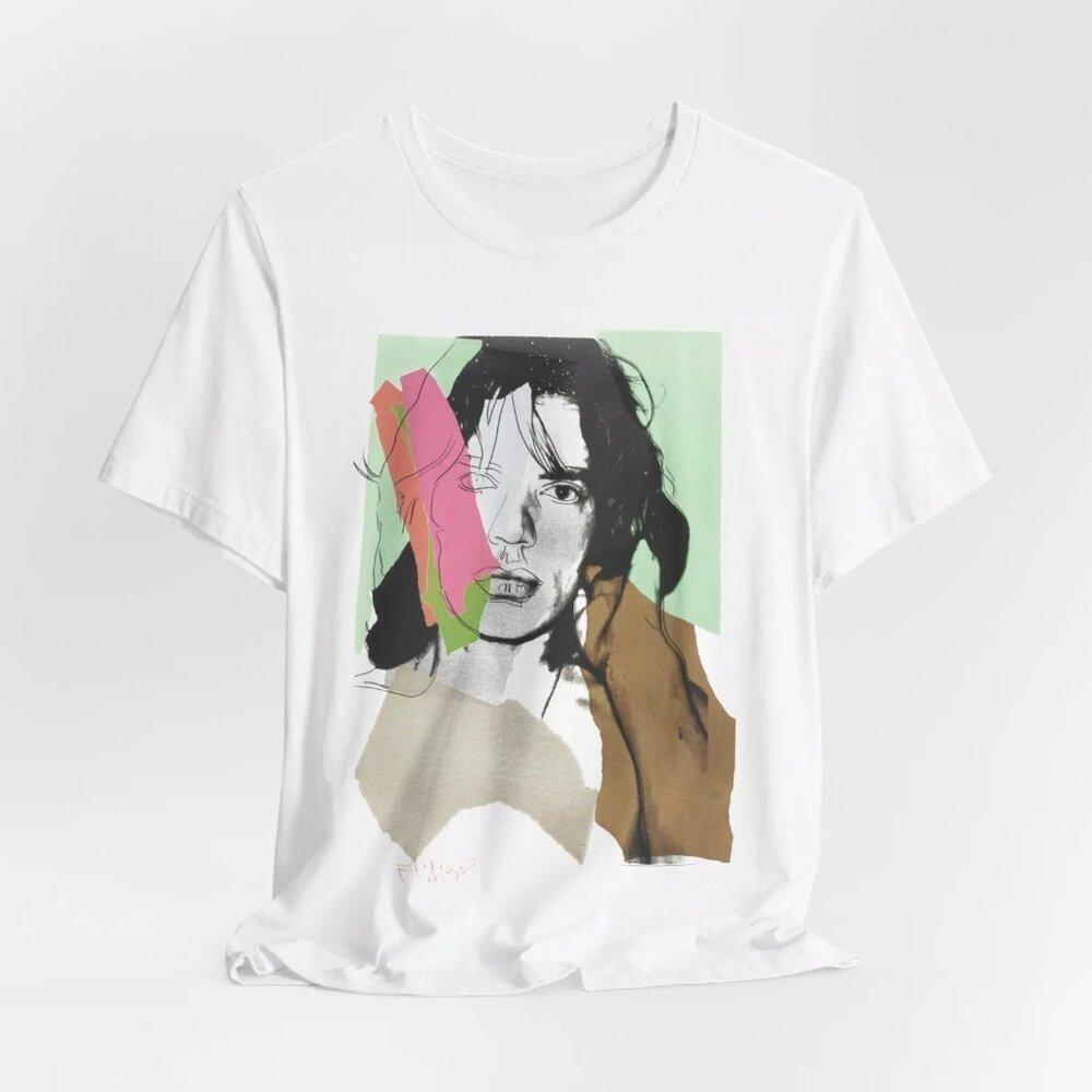Unisex975 Style Mick Jagger Rock Music Graphic T Shirt